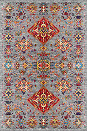 Pamuk Dokuma Taban Kaymaz Yıkanabilir Vintage  Desenli  Salon Halısı Mutfak Halısı Koridor Halısı