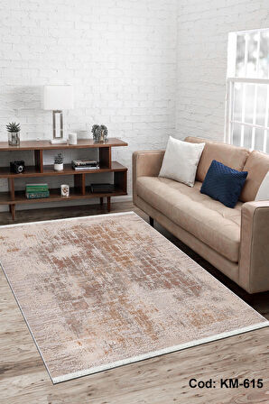 Pamuk Dokuma Taban Kaymaz Yıkanabilir Vintage  Desenli  Salon Halısı Mutfak Halısı Koridor Halısı