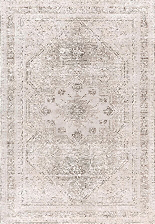 Pamuk Dokuma Taban Kaymaz Yıkanabilir Vintage  Desenli  Salon Halısı Mutfak Halısı Koridor Halısı