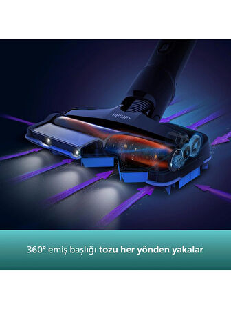 Philips XC8349/01 AQUA PLUS 25.2 V DIKEY SARJLI SUPURGE