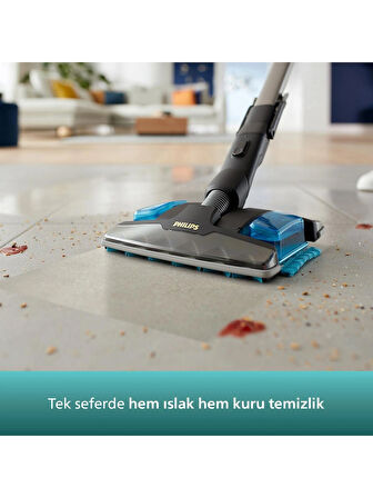 Philips XC8349/01 AQUA PLUS 25.2 V DIKEY SARJLI SUPURGE