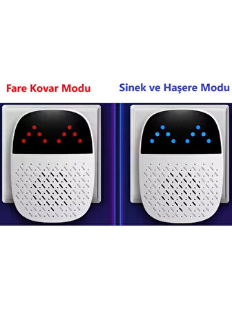 Ultrasonik Haşere Kovucu 2 Adet