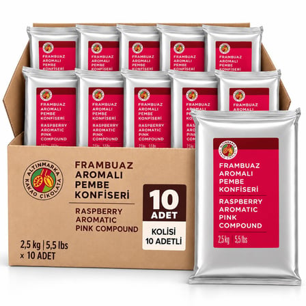 Altınmarka Frambuaz Aromalı Konfiseri 2,5 Kg x 10 Adet