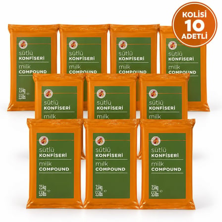 Altınmarka Sütlü Konfiseri 2,5 Kg x 10 Adet