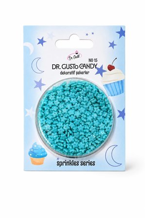 Dr. Gusto Mavi Star Yıldız Pasta Süsleme Şekeri
