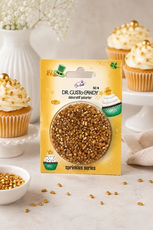 Dr. Gusto Altın Candy Sanding Pasta Süsleme Şekeri