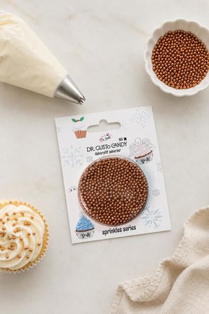 Dr. Gusto 2 mm Bakır Boncuk Pasta Süsleme Şekeri