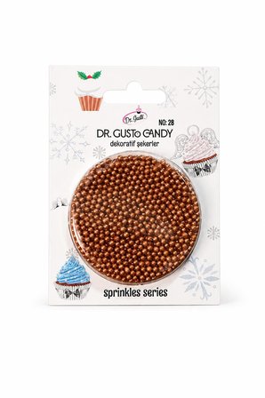 Dr. Gusto 2 mm Bakır Boncuk Pasta Süsleme Şekeri