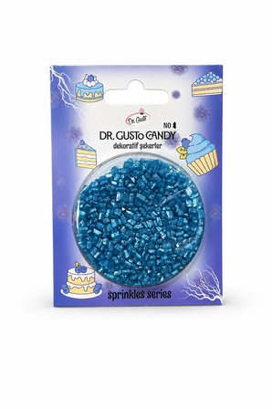 Dr. Gusto Mavi Sanding Candy Pasta Süsleme Şekeri