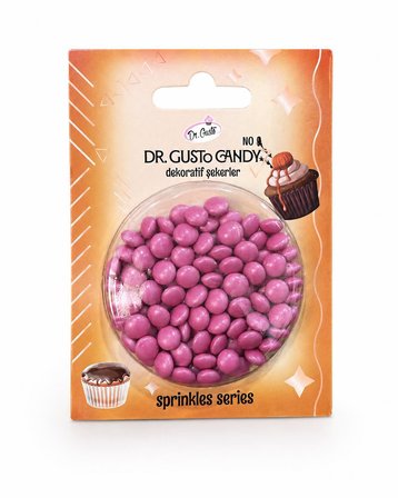 Dr. Gusto Pembe Bonbon Draje Pasta Süsleme Şekeri