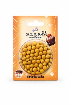 Dr. Gusto Altın Bonbon Draje Pasta Süsleme Şekeri