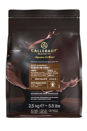 Callebaut Signature Collection Rustic Fleur de Cao Bitter Çikolata 2,5 Kg