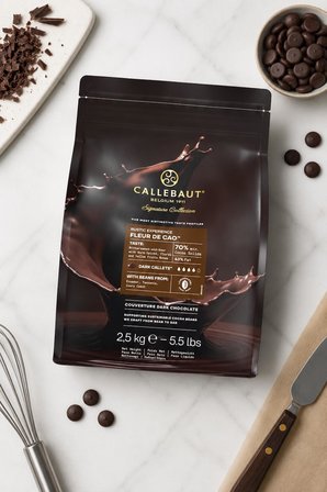 Callebaut Signature Collection Rustic Fleur de Cao Bitter Çikolata 2,5 Kg