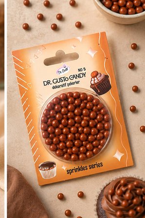 Dr. Gusto Bonbon Draje Bakır Pasta Süsleme Şekeri