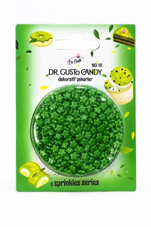Dr. Gusto Star Yıldız Yeşil Pasta Süsleme Şekeri