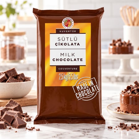 Altınmarka Sütlü Kuvertür Çikolata 2,5 Kg