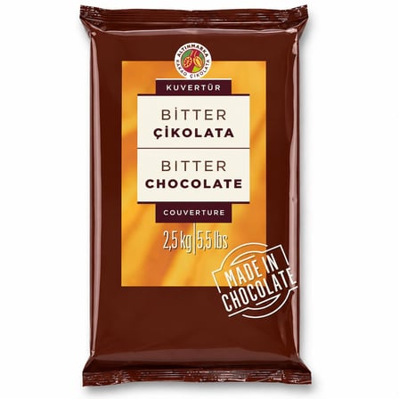 Altınmarka Bitter Kuvertür Çikolata 2,5 Kg