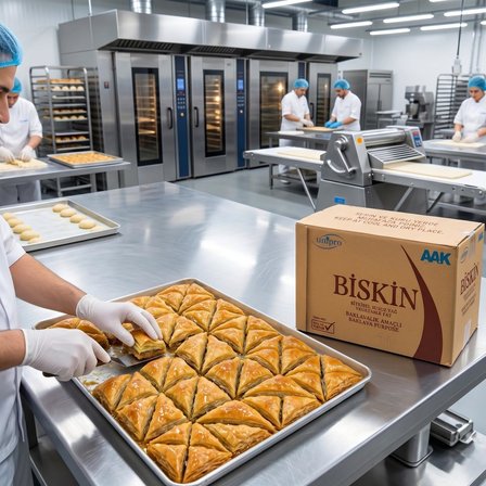 Biskin Baklavalık Sade 20 Kg – Profesyonel Fırıncılık ve Baklava Yağı