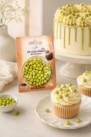Dr. Gusto Sarı Bonbon Draje Pasta Süsleme Şekeri