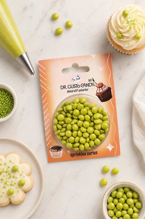 Dr. Gusto Sarı Bonbon Draje Pasta Süsleme Şekeri