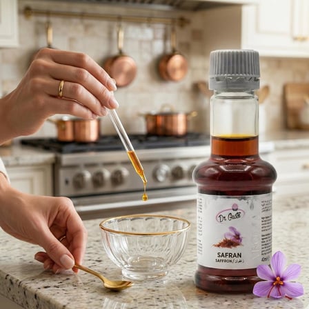 Safran Aroması 40 GR – Gıda Aroması (Tatlı, İçecek ve Pastacılık İçin)