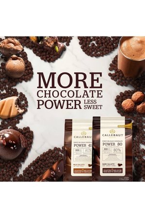 Callebaut Power 841 Sütlü Drop Çikolata 2,5 Kg