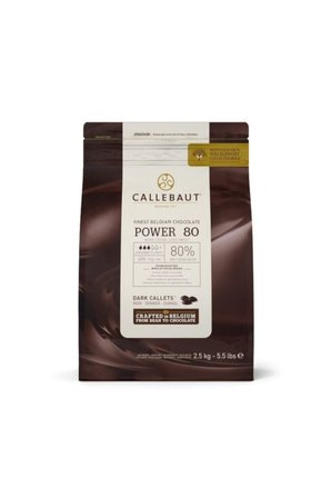 Callebaut Power80 Yoğun Bitter Damla Çikolata 2.5 Kg %80 Kakao