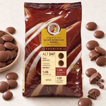 Altınmarka Sütlü Mini Para Çikolata 2,5 Kg