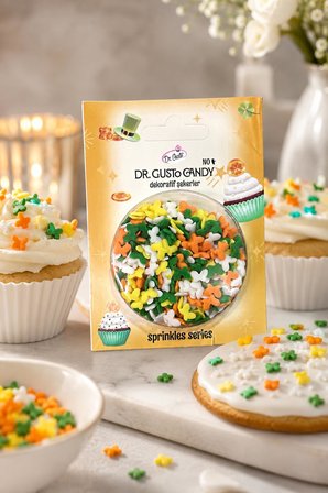 Dr. Gusto Karışık Renkli Kelebek Pasta Süsleme Şekeri