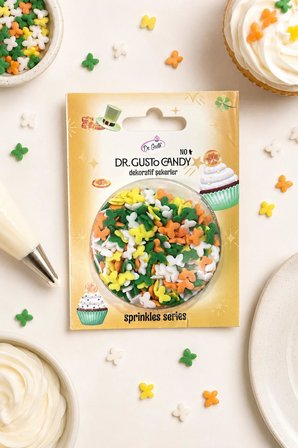 Dr. Gusto Karışık Renkli Kelebek Pasta Süsleme Şekeri