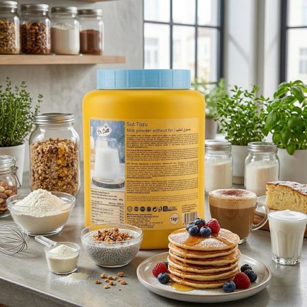 Yağsız Süt Tozu 1 KG – Pastacılık ve Gıda Üretimi İçin Süt Tozu