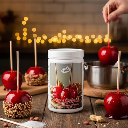Elma Şekeri 200 GR – Şekerleme ve Pastacılık İçin Parlak Kaplama