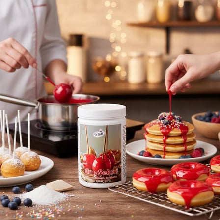 Elma Şekeri 200 GR – Şekerleme ve Pastacılık İçin Parlak Kaplama