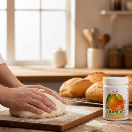 Vitamin C (Askorbik Asit) 75 g – Hamur Geliştirici, Renk Koruyucu ve Taze Tutucu Toz