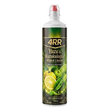4RR Yuzu-Kuzu Kulağı & Misket Limon Aromalı Tropikal İçecek Karışımı 750 ml