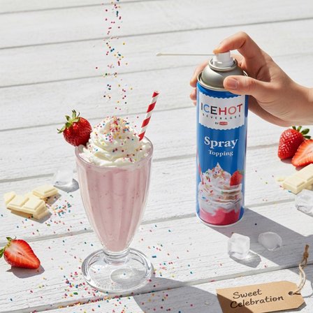 Icehot Sprey Şanti 250 Gr – Soğuk & Sıcak Uyumlu Hazır Sprey Krema