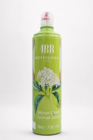 4RR Mürver Çiçeği Aromalı Kahve & Kokteyl & İçecek Şurubu 750 Ml