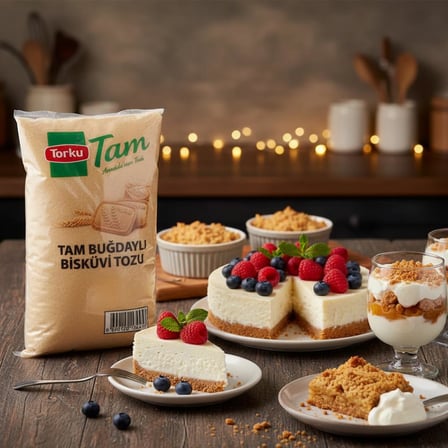 Torku Tam Buğdaylı Bisküvi Tozu 1 Kg
