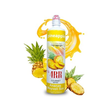 4RR Ananas Meyveli İçecek Karışımı – Doğal, Katkısız, Tropikal Lezzet, 750 ml