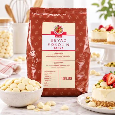 Altınmarka Beyaz Damla Kokolin 1 Kg