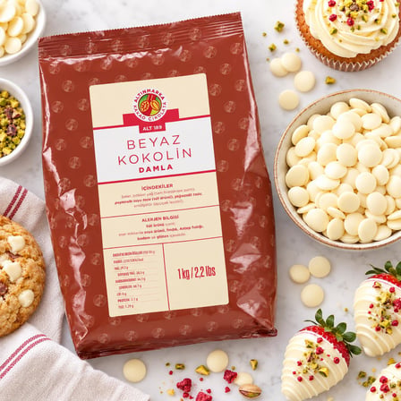Altınmarka Beyaz Damla Kokolin 1 Kg
