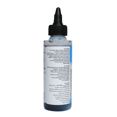 Yenilebilir Yazıcı Mürekkebi Siyah 115 ML – Pasta Baskı ve Gıda Yazıcı Mürekkebi