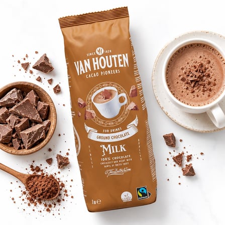 Callebaut Van Houten Sütlü Sıcak Çikolata İçecek Tozu 1 Kg