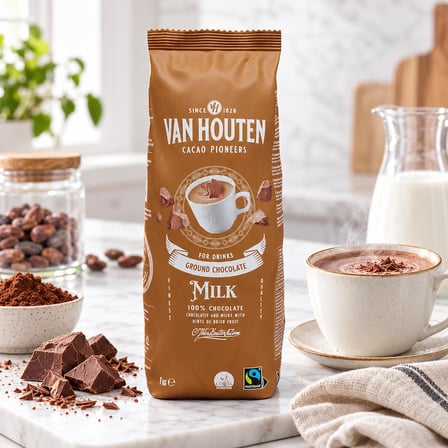 Callebaut Van Houten Sütlü Sıcak Çikolata İçecek Tozu 1 Kg
