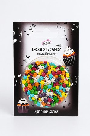 Dr. Gusto Star Yıldız Karışık Renkli Mix Pasta Süsleme Şekeri