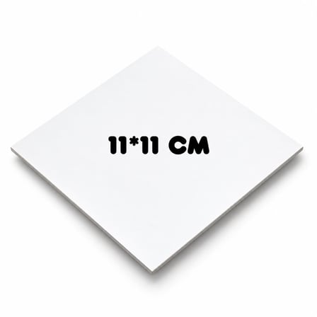 Beyaz Kare Kalın Pasta Altlığı 11 Cm 50 Adet