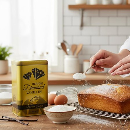 Vanilya Tozu 500 g – Pasta, Kek, Kurabiye ve Tatlılar İçin Vanilin Tozu