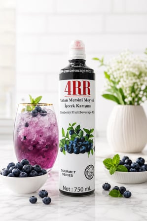 4RR Yaban Mersini Meyveli İçecek Karışımı 750 ml