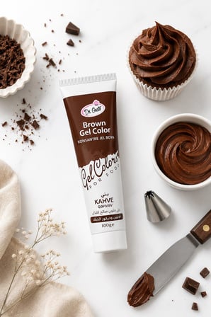 Dr. Gusto Kahverengi Jel Gıda Boyası 100 Gr
