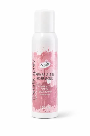 Dr. Gusto Rose Gold Sprey Gıda Boyası 150 ml